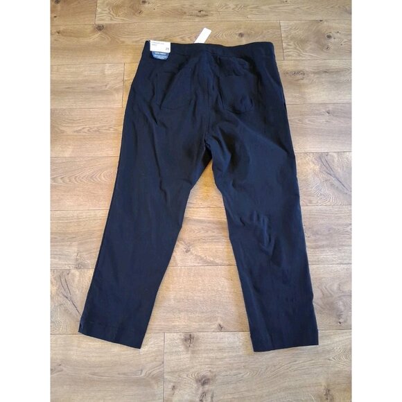 Soft Surroundings Straight Leg Ankle Stretch Pants 2X Black NWT - Picture 5 of 8